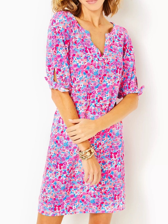 Lilly Pulitzer Dresses & Skirts - Lilly Pulitzer Floral Dress – Size Medium